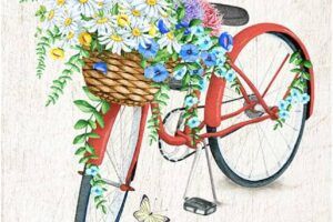 Bicicleta Floral: Una Decoración Encantadora Para Tu Hogar