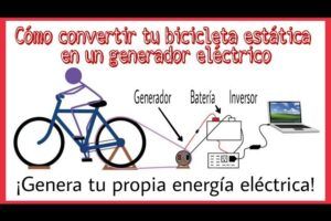 Convierte Tu Bicicleta En Un Generador Eléctrico Casero