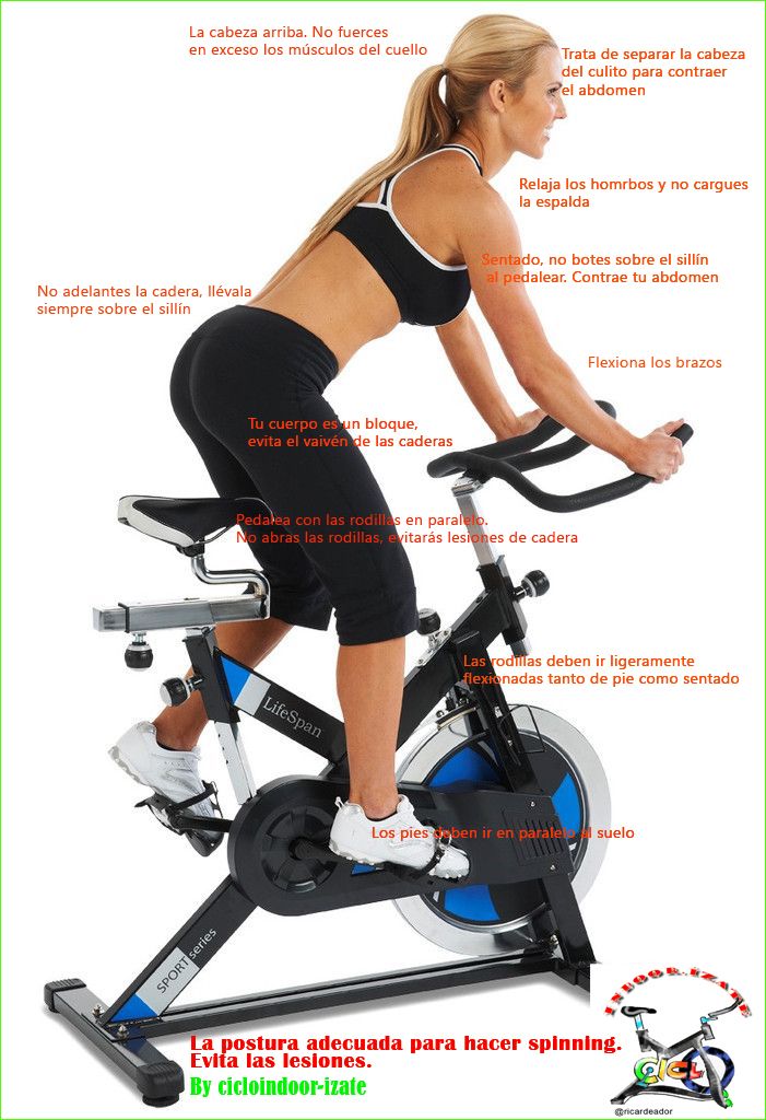 como usar una bicicleta estatica